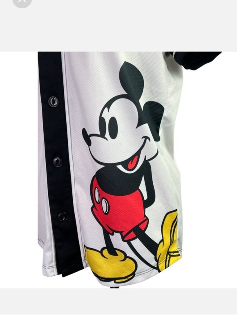Disney White Embossed Logo Fabric Tag - Picture 3 of 6